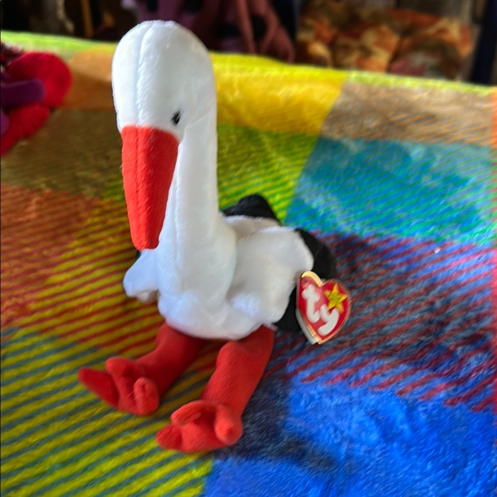 Ty Stilts the Stork Beanie Baby